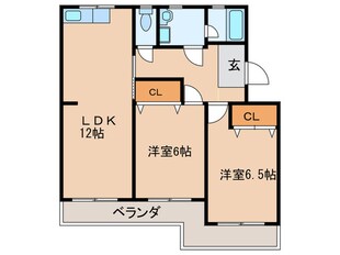 マンション布友の物件間取画像